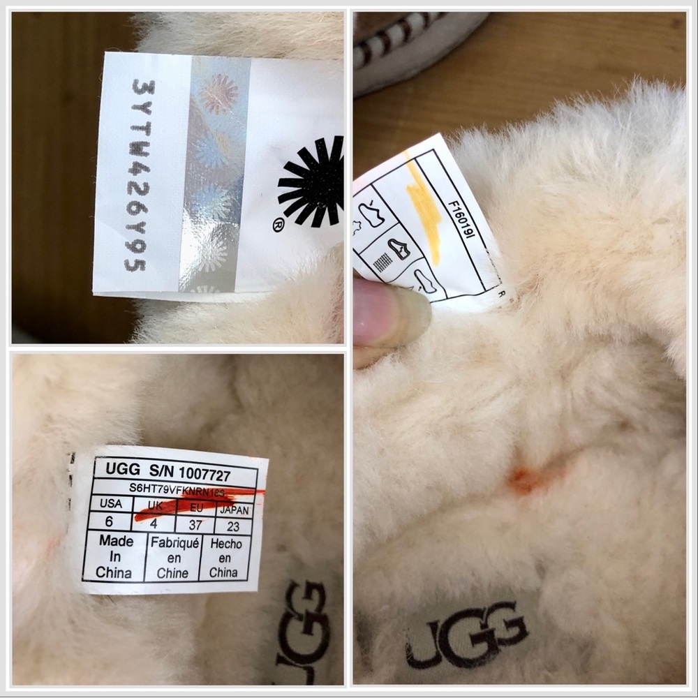 S⭕️LD‼️New Ugg Women’s Wrin Slippers Chestnut Size 6 - Picture 10 of 10